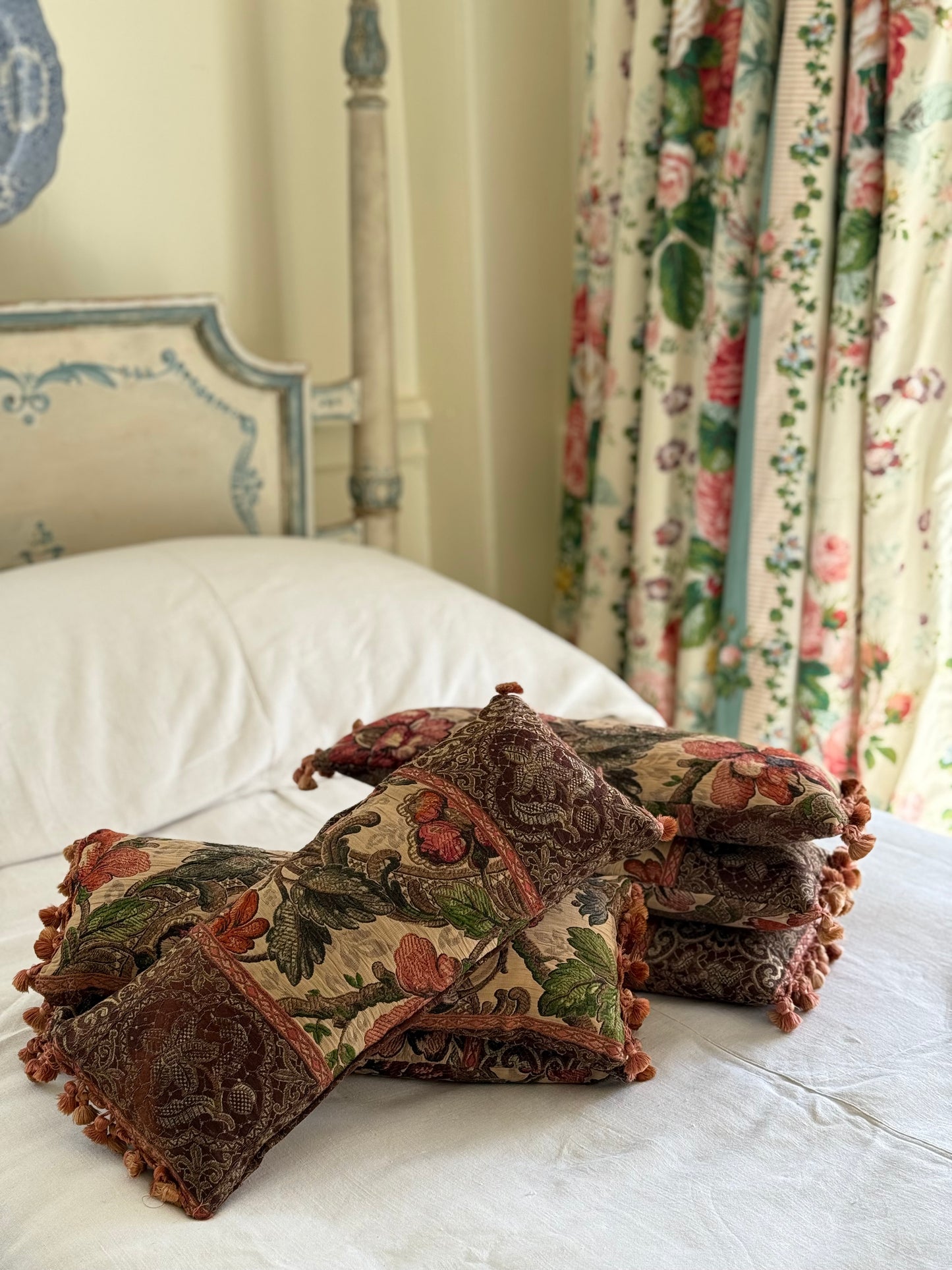 Antique Brocade Pillows