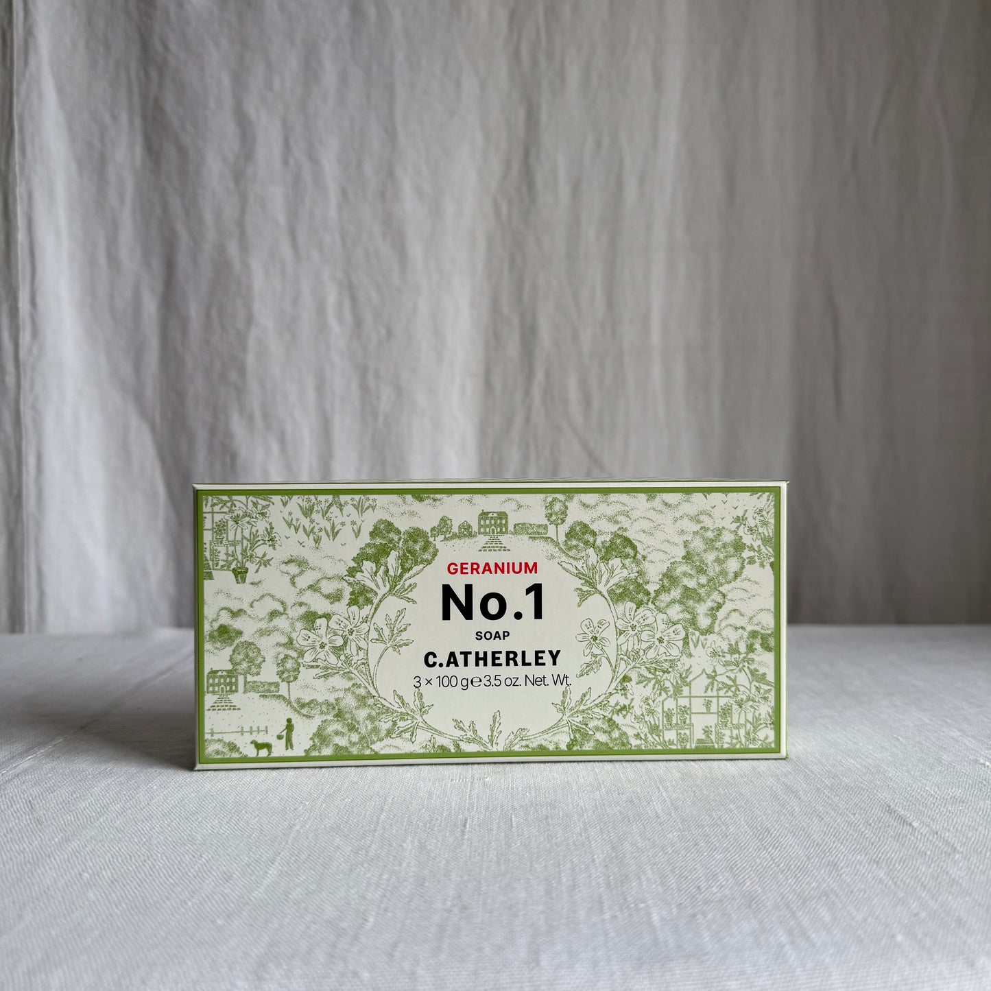 C. Atherley Geranium No. 1 Soap (set of 3)