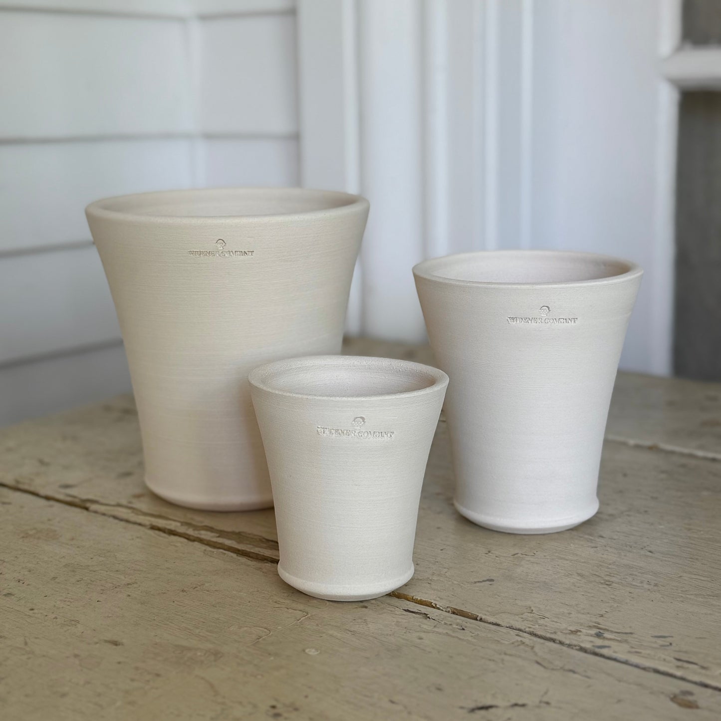 Widener Company & Ben Wolff Flowerpot, White