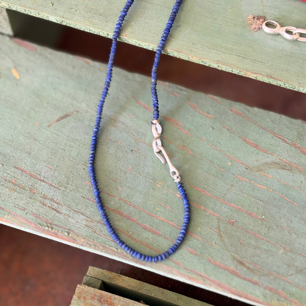 Dunton Ellerkamp Sterling Small Lapis Necklace