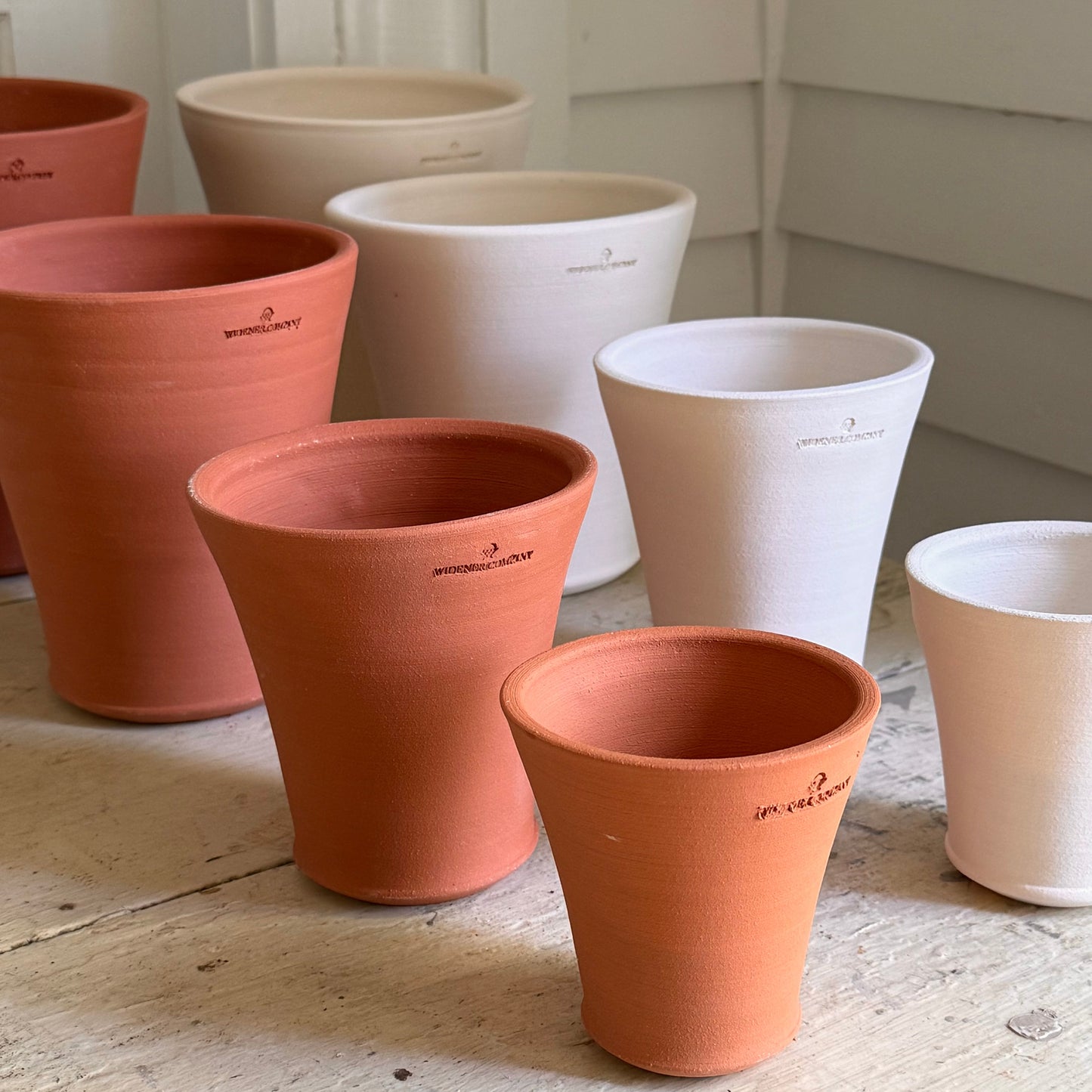 Widener Company & Ben Wolff Flowerpot, Red