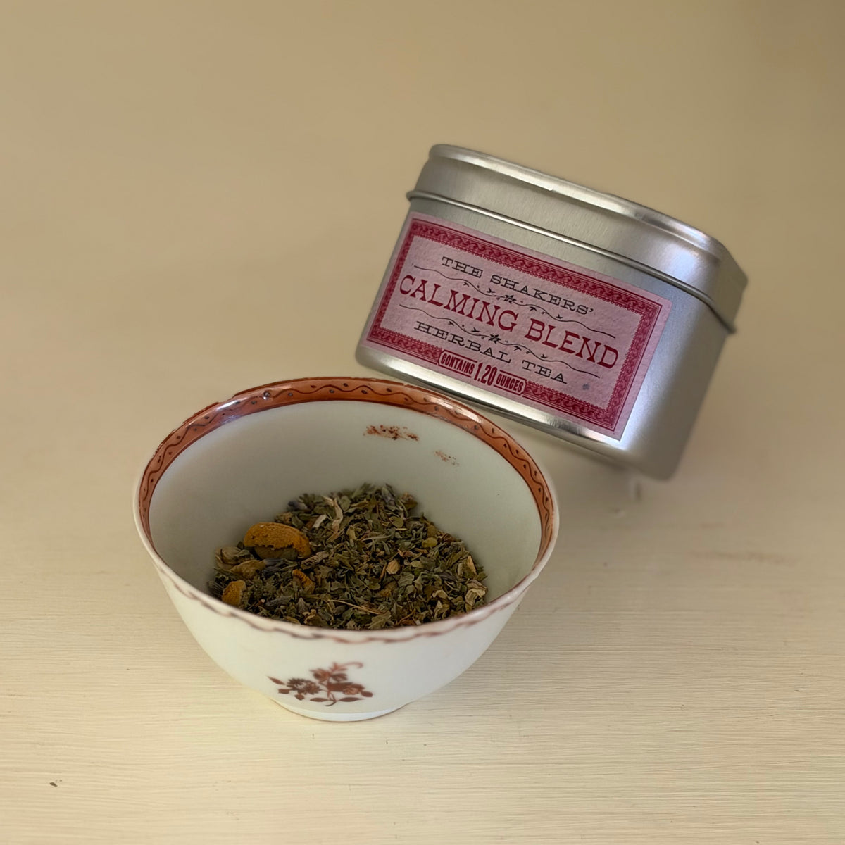 Shaker Calming Tea