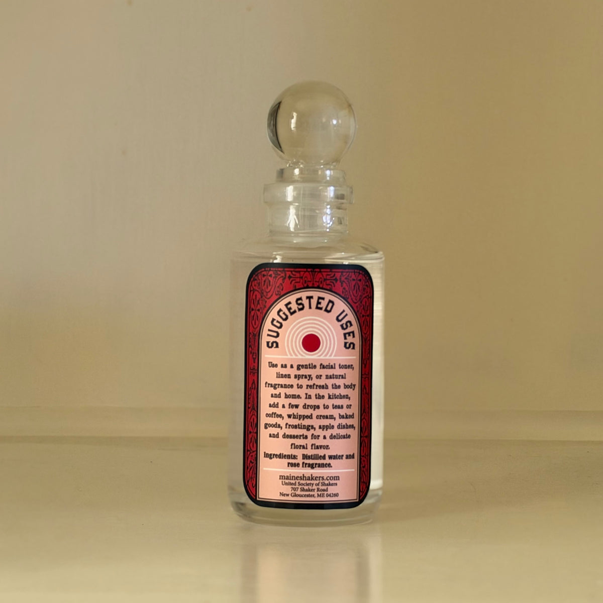 Shaker Rose Water