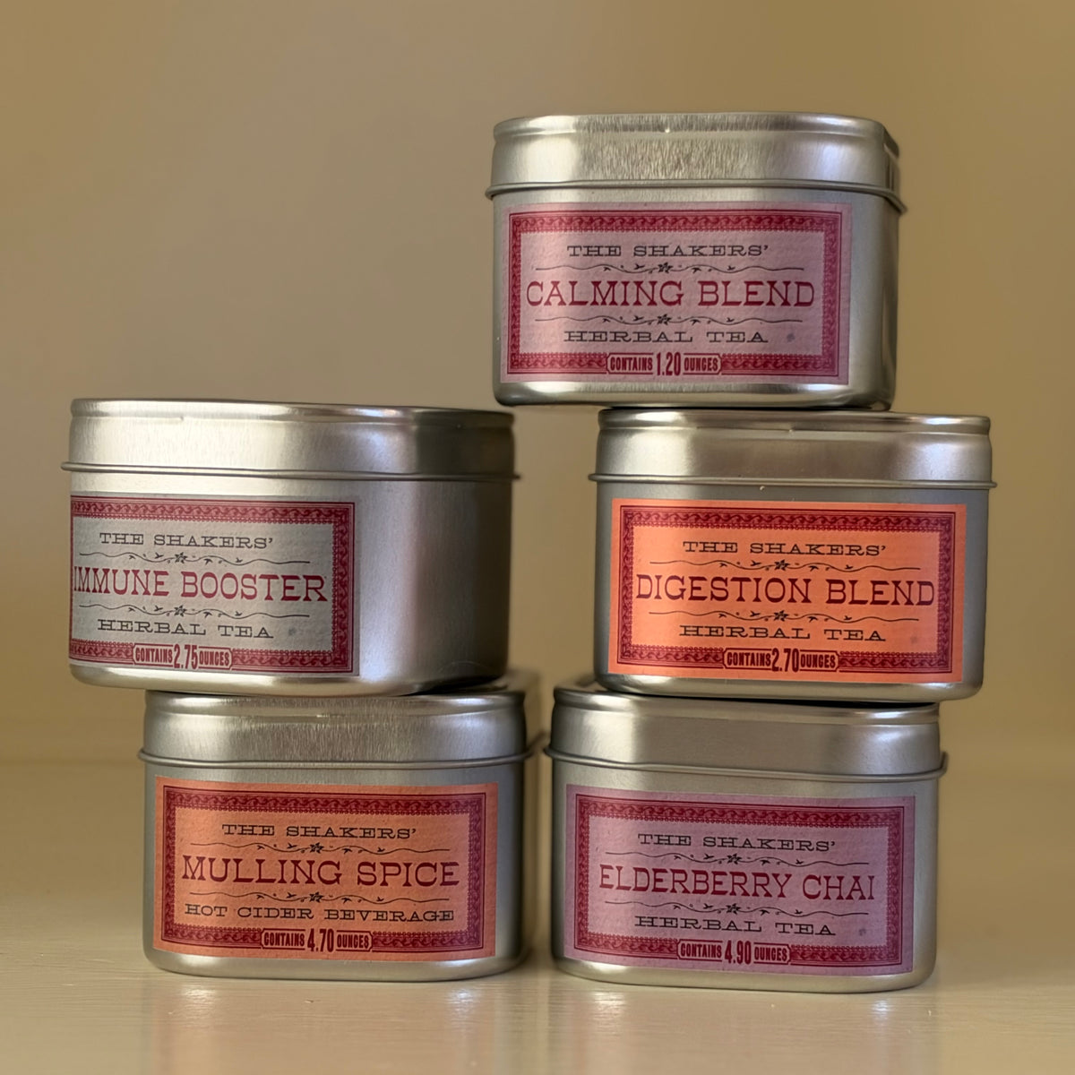 Shaker Calming Tea