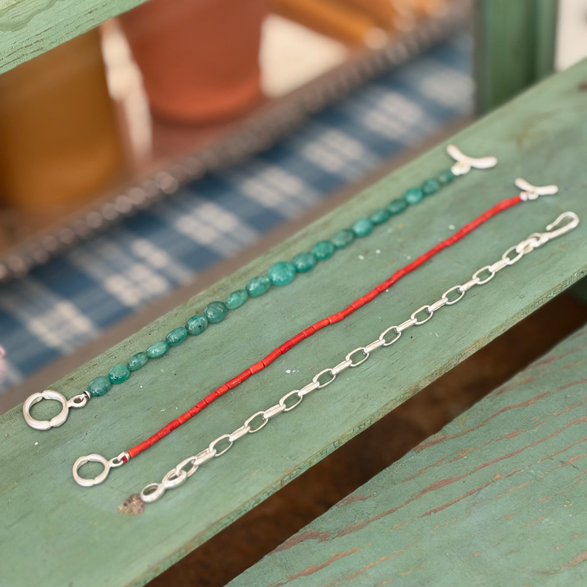 Dunton Ellerkamp Sterling Coral Bracelet