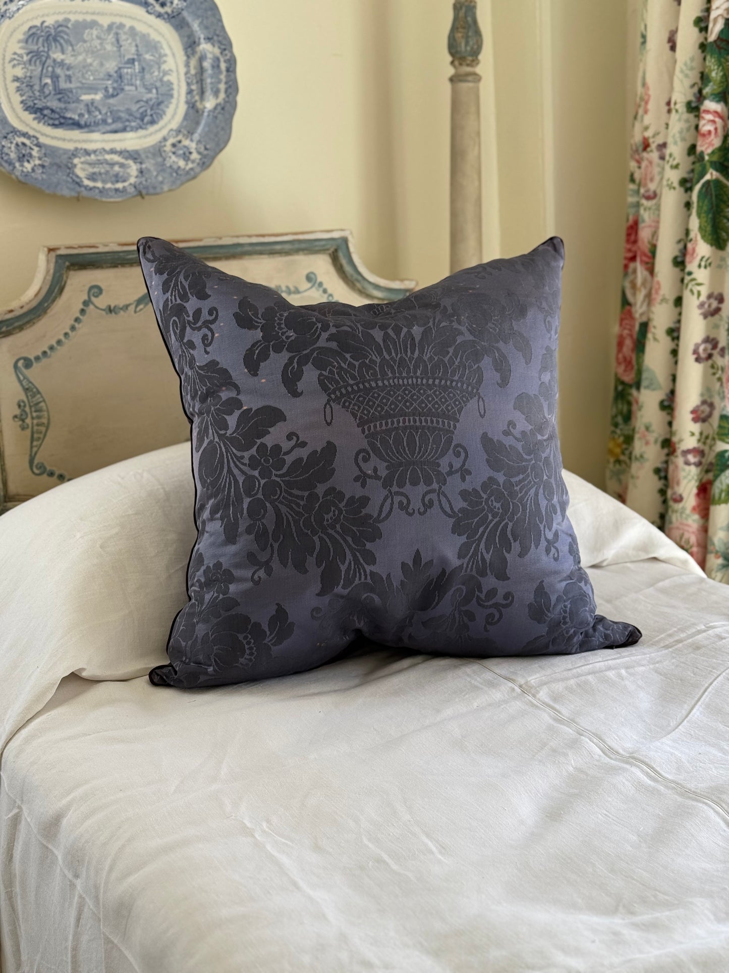 Silk Damask Pillow