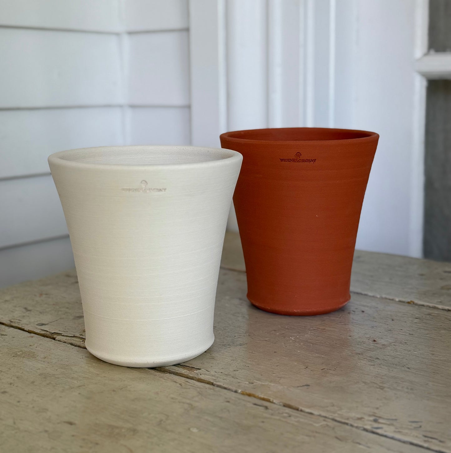 Widener Company & Ben Wolff Flowerpot, Red