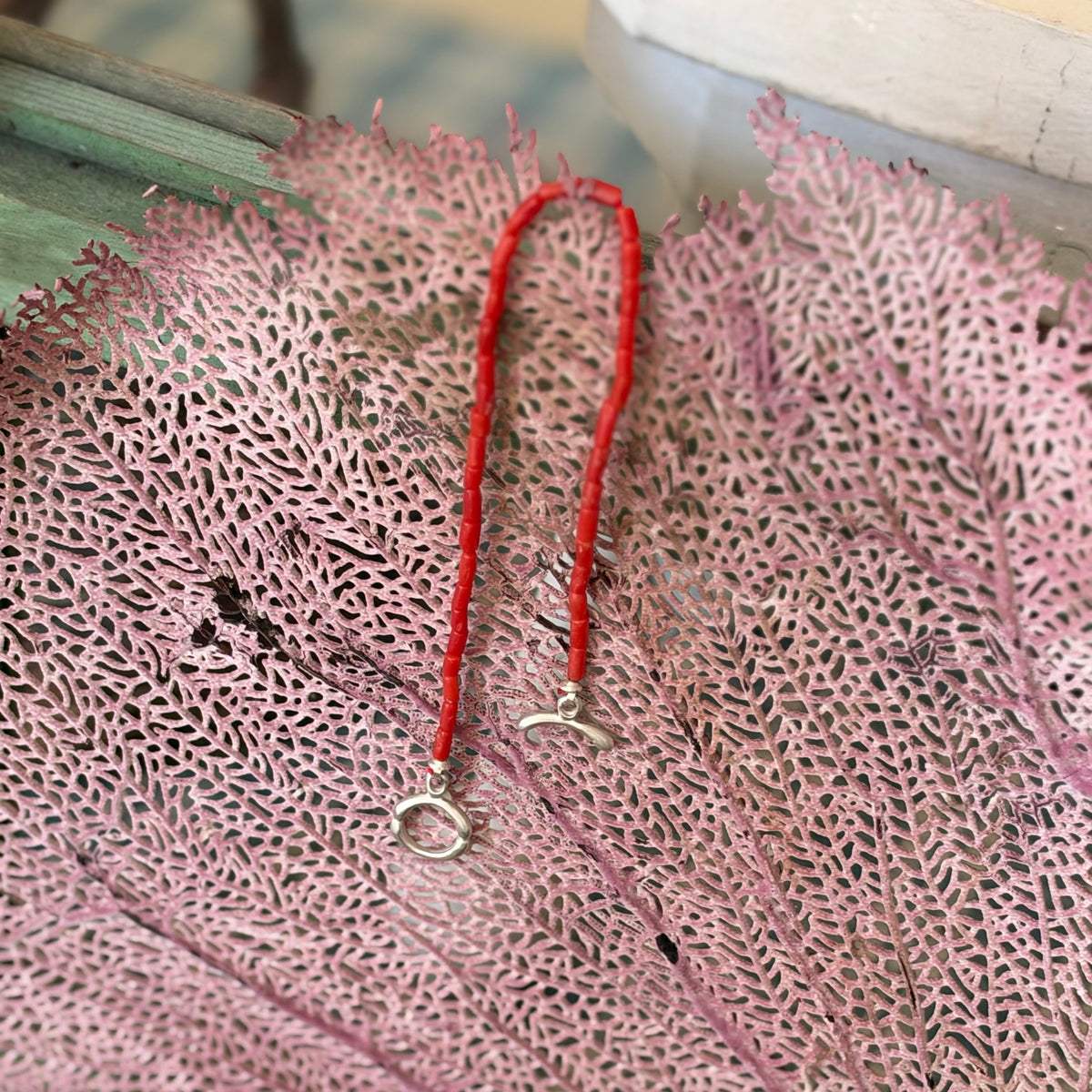 Dunton Ellerkamp Sterling Coral Bracelet