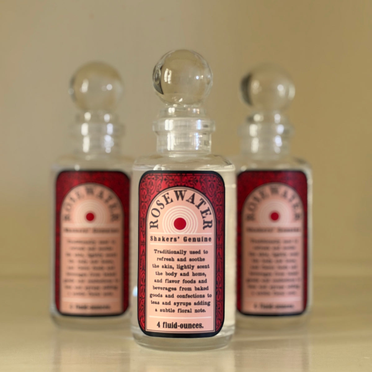 Shaker Rose Water
