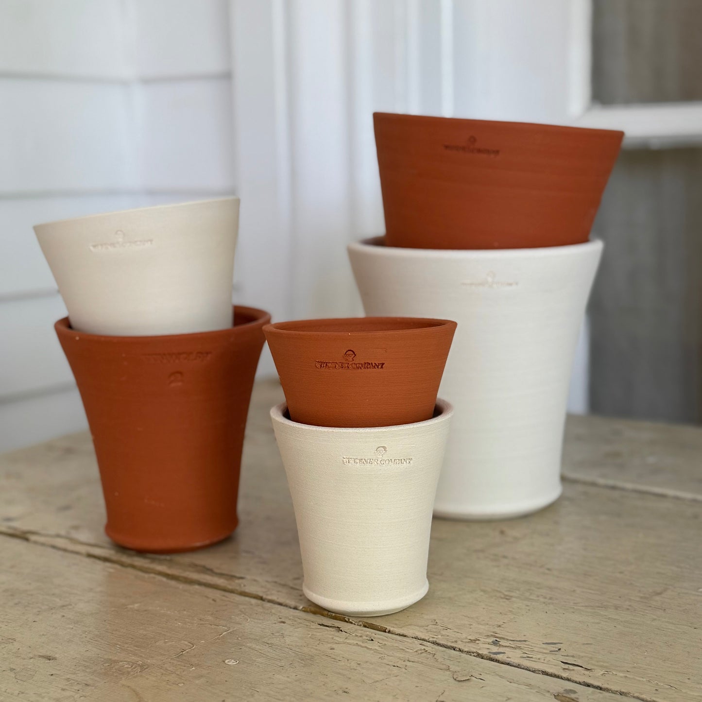 Widener Company & Ben Wolff Flowerpot, Red