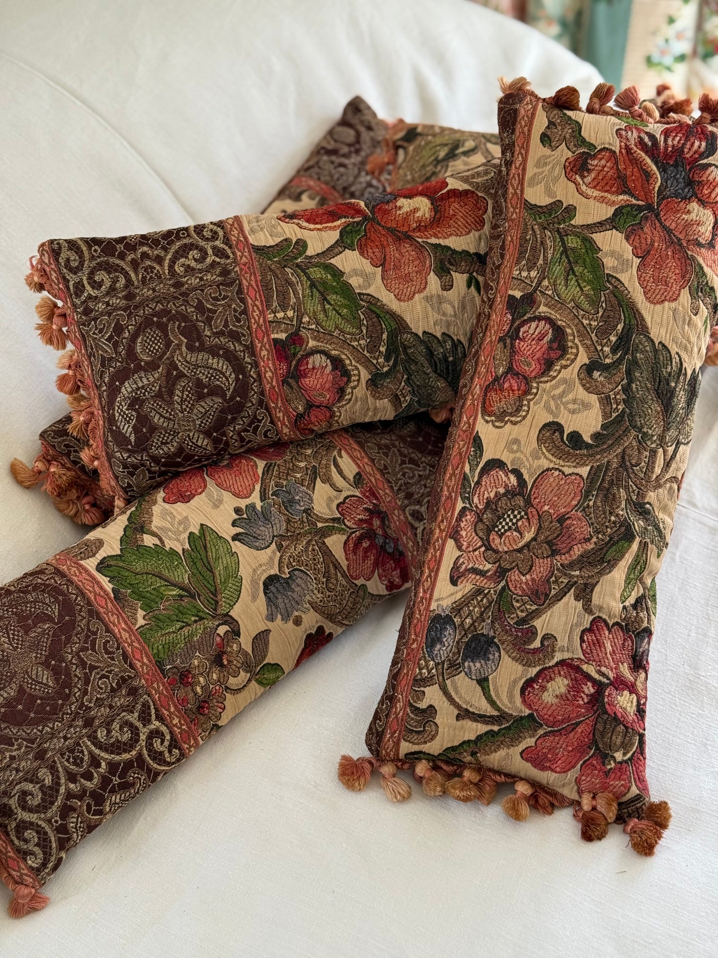 Antique Brocade Pillows