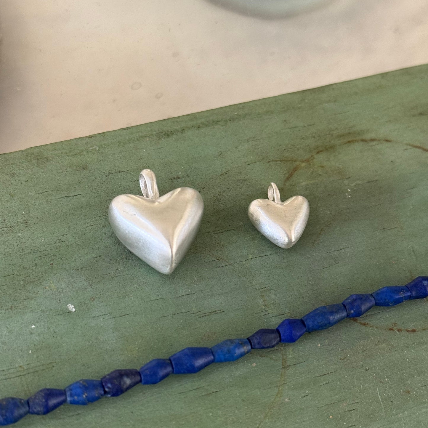 Dunton Ellerkamp American Folk Heart Charm