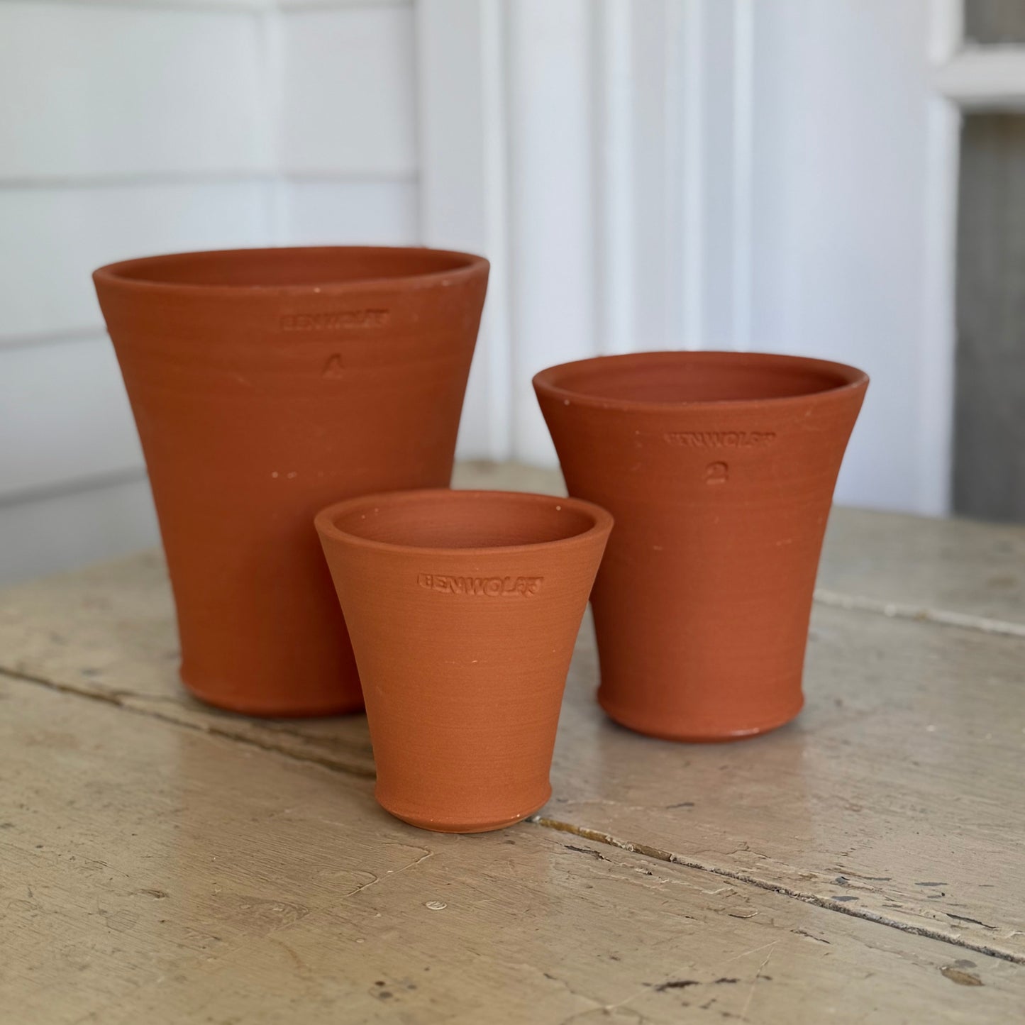 Widener Company & Ben Wolff Flowerpot, Red
