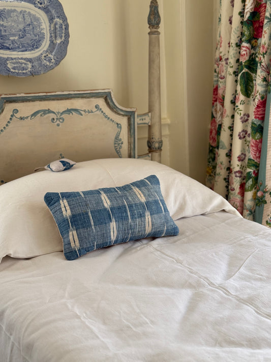 French Boutis Lumbar Pillow