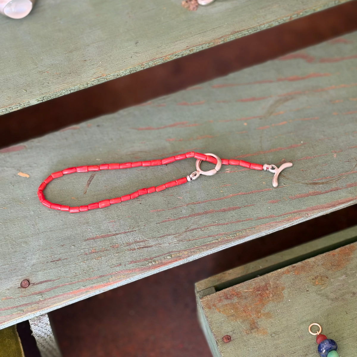 Dunton Ellerkamp Sterling Coral Bracelet