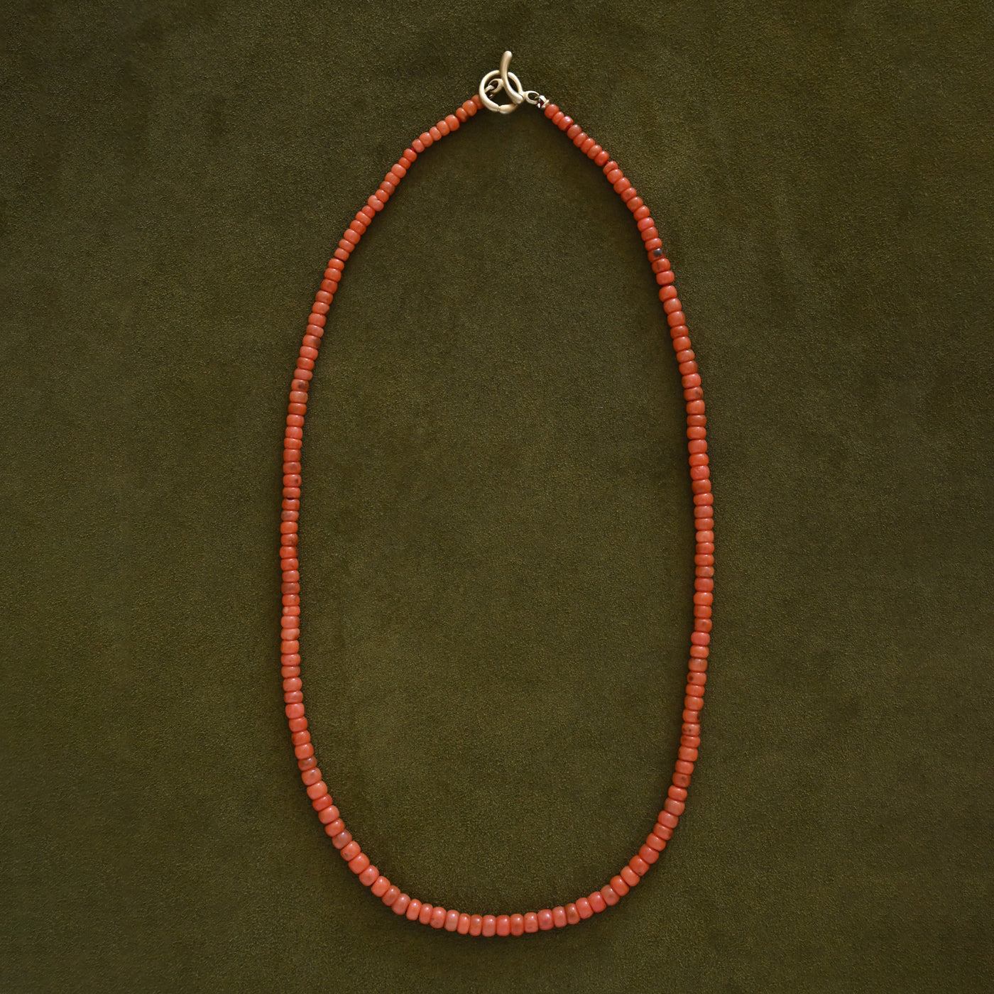 Dunton Ellerkamp Antique Coral & Gold Necklace