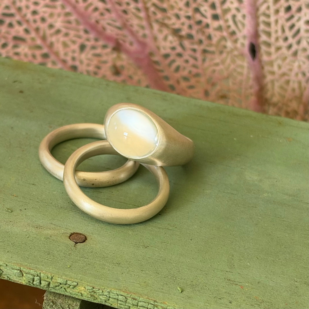 Dunton Ellerkamp Silver Moonstone Ring