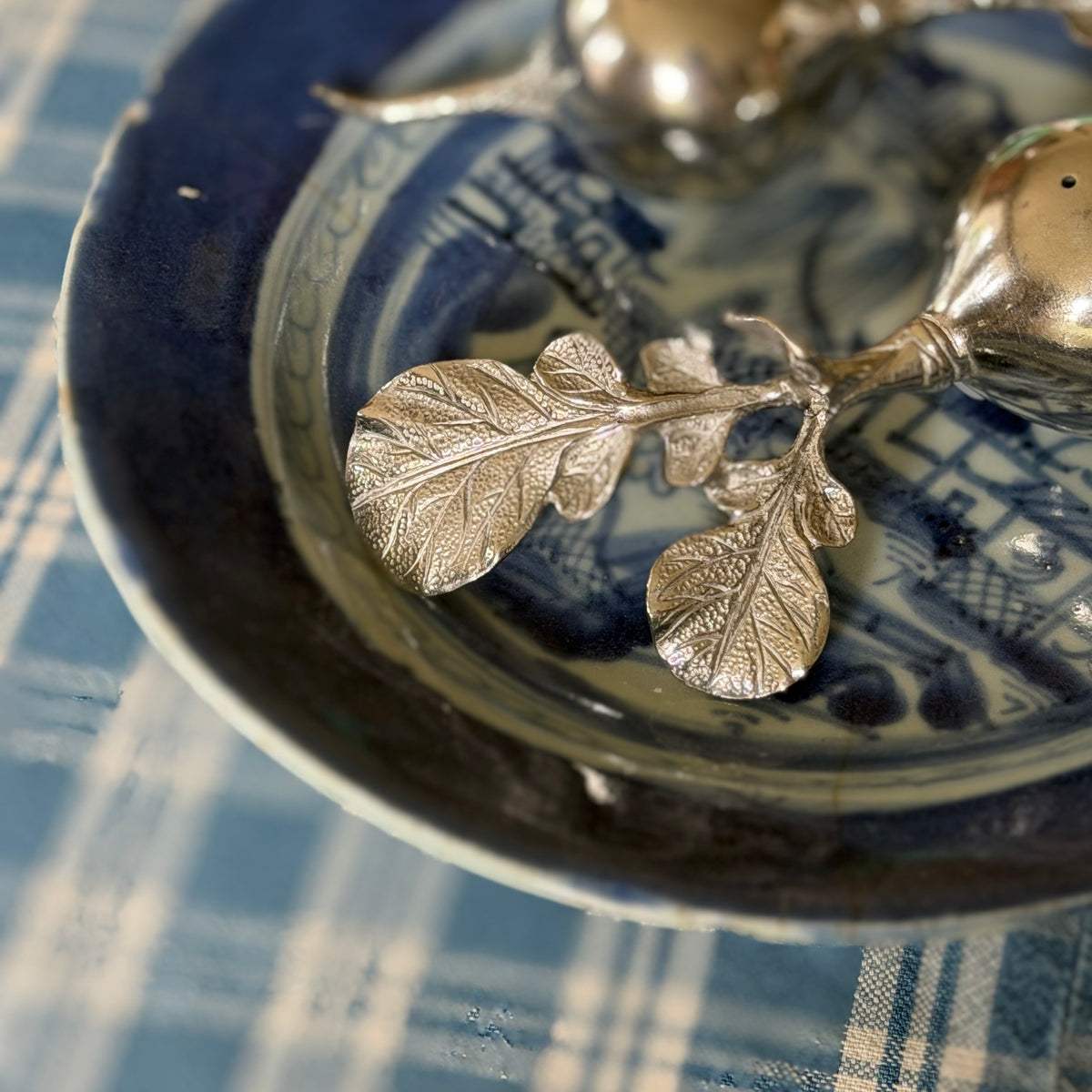 Pewter Radish Salt and Pepper