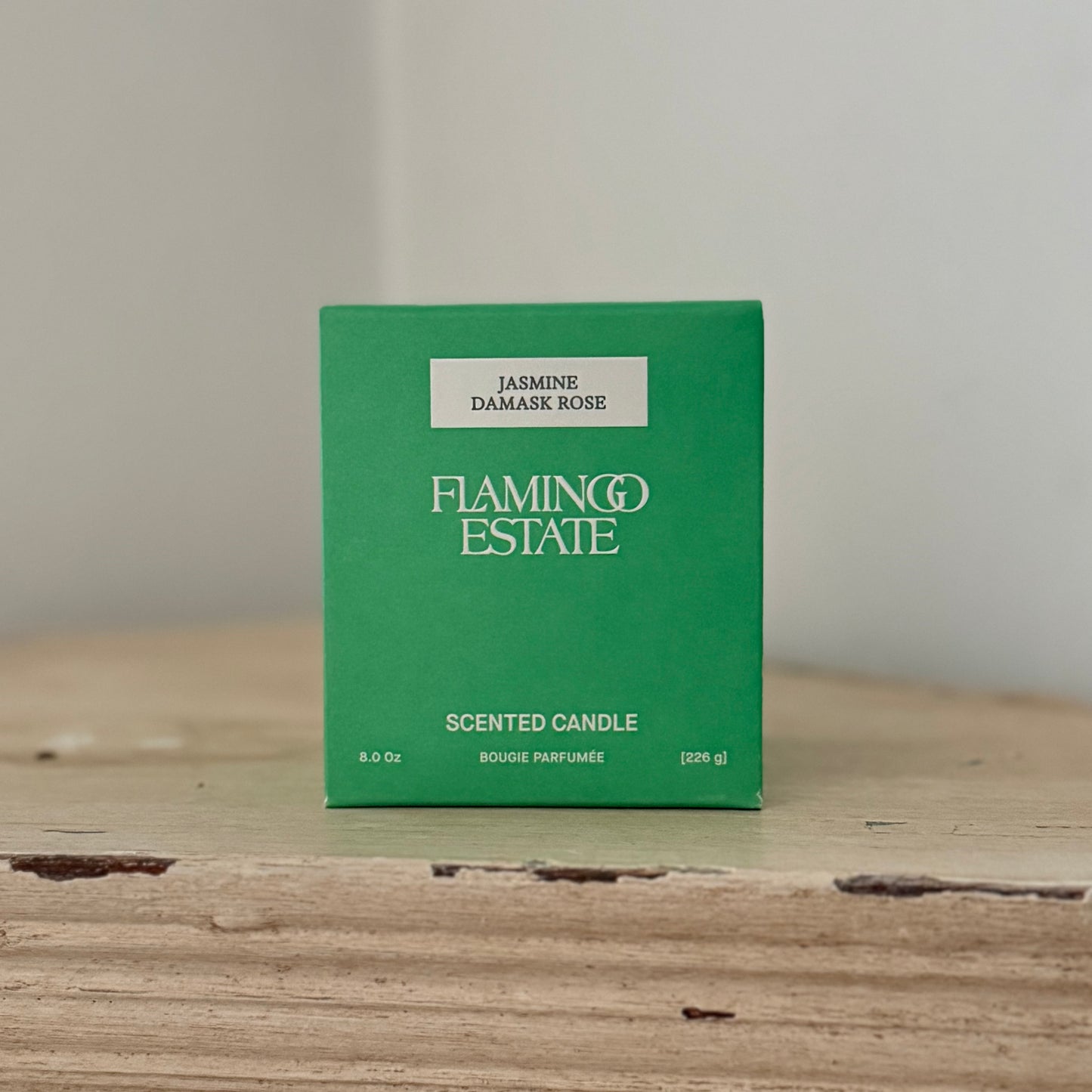 Jasmine Damask Rose Candle by Flamingo Estate