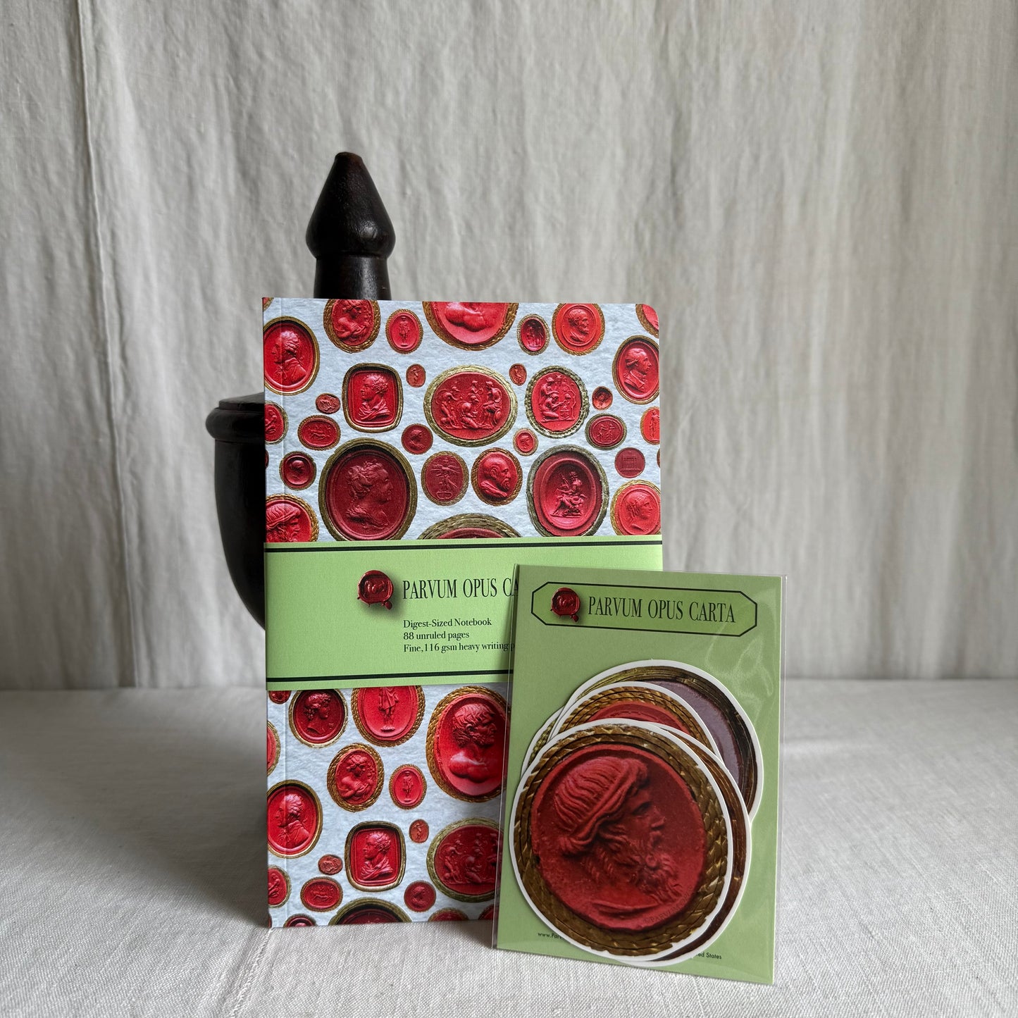 Parvum Opus Notebook & Sticker Gift Set