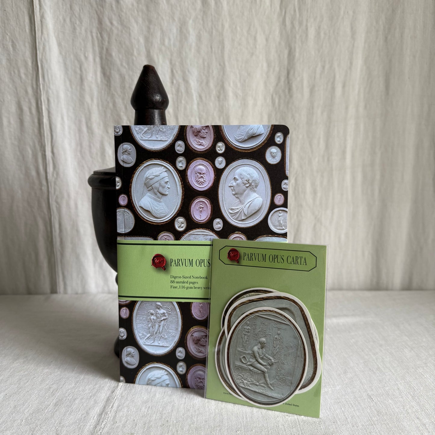 Parvum Opus Notebook & Sticker Gift Set