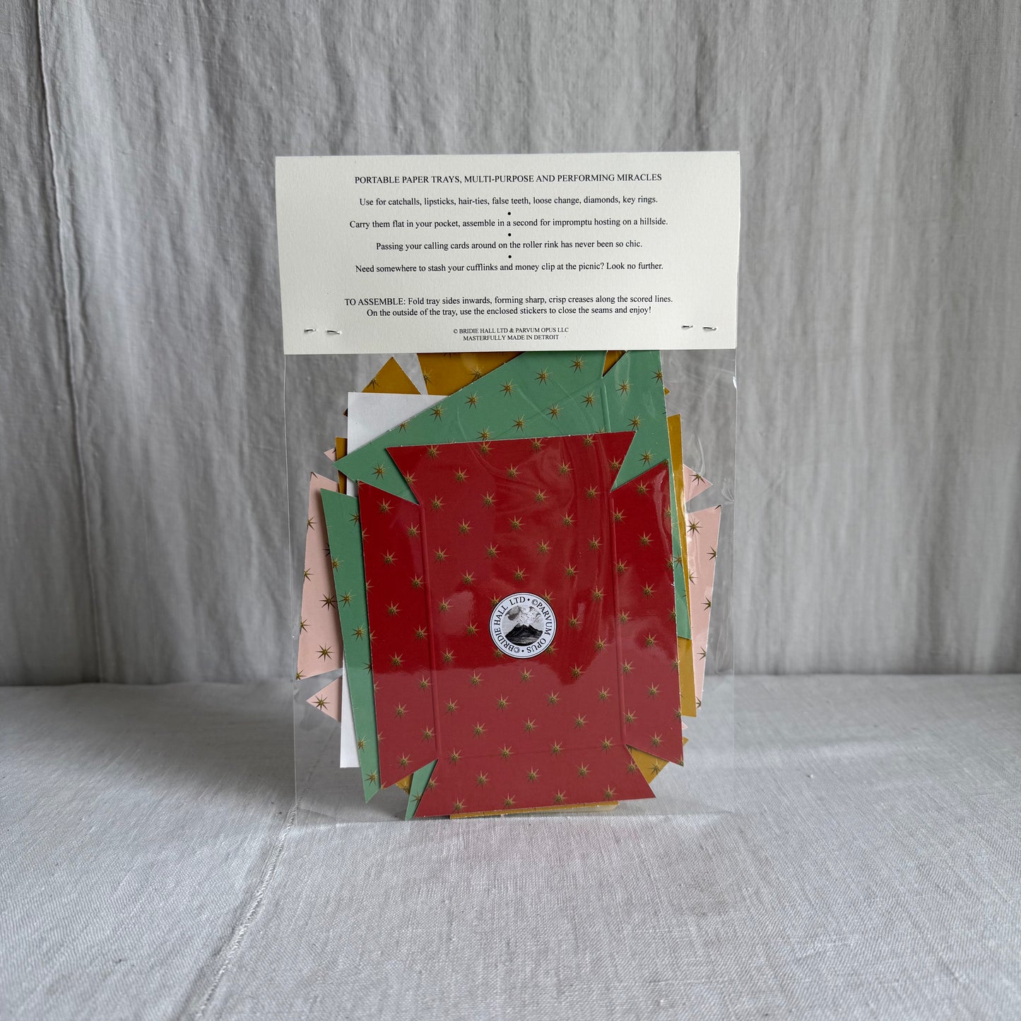 Parvum Opus & Bridie Hall Paper Trays, Shells