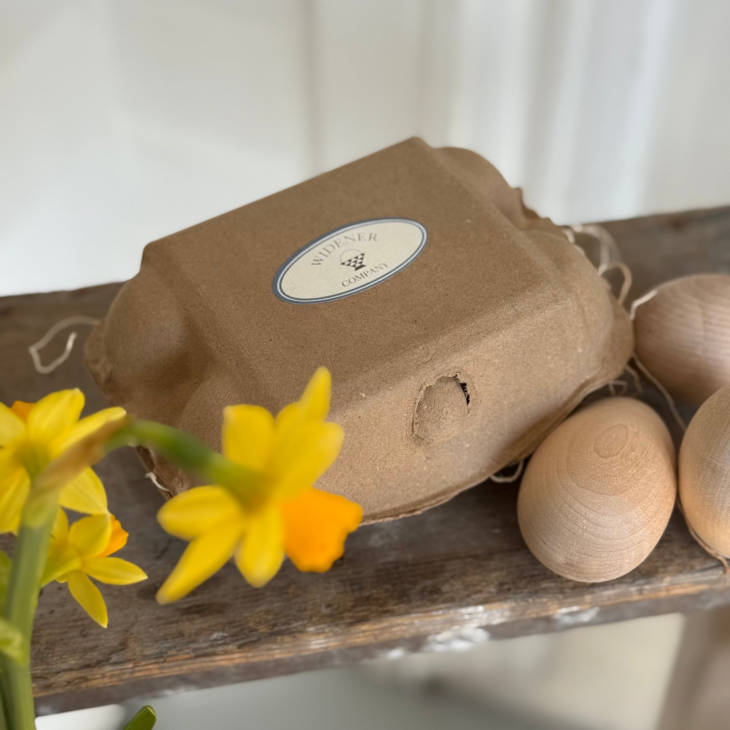 Maine-Made Wooden Eggs